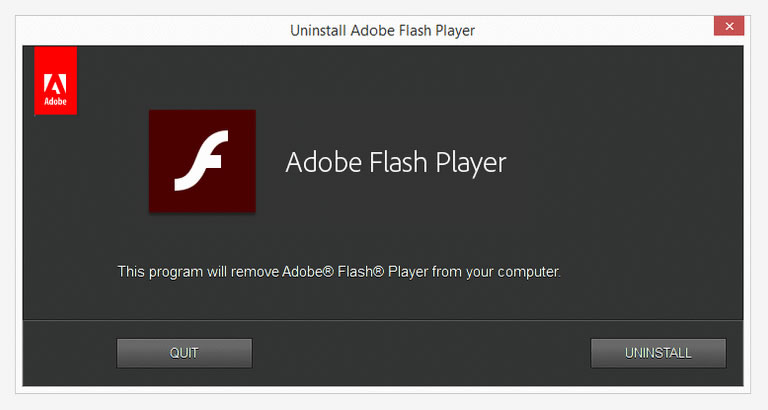 Adobe flash player won t download